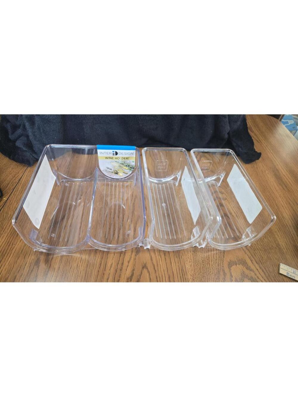 Clear Acrylic Wine Holder / Fridge & Freezer Wine Bottle Holder